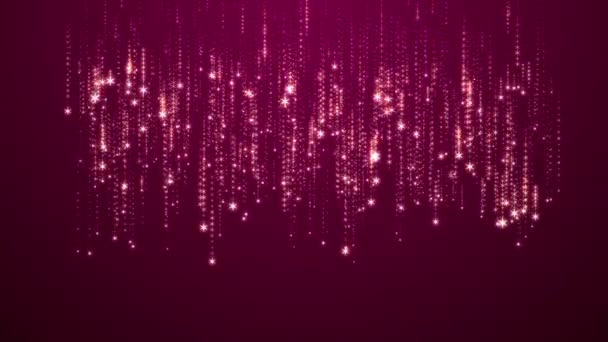 Ünnepi körök eső animációs háttér új minőségi alakja univerzális mozgás dinamikus animációs színes örömteli nyaralás zene video felvétel — Stock videók