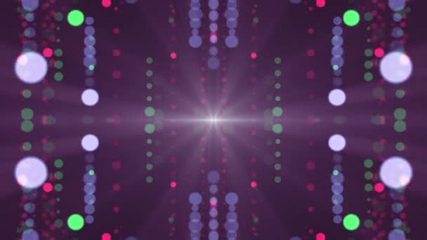 Ornamental lights symmetrical kaleidoscopic ethnic tribal psychedelic pattern animation background New quality retro vintage holiday native universal motion dynamic cool nice joyful music video — Stock Video