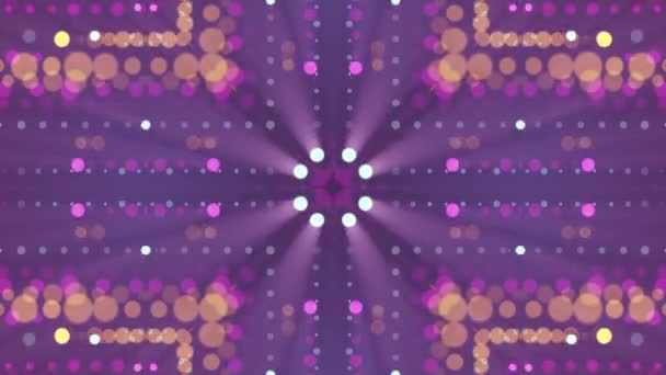 Ornamentale Lichter symmetrisch kaleidoskopisch ethnischen Stammes psychedelische Muster Animation Hintergrund neue Qualität retro vintage Urlaub native universelle Bewegung dynamisch cool schön fröhlich Musik-Video — Stockvideo