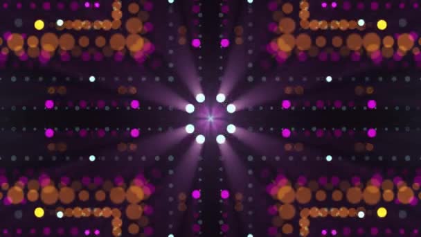 Dekorativní osvětlení kaleidoskopický etnické kmenové psychedelické symetricky animace pozadí nové kvalitní retro vinobraní dovolená nativní univerzální pohyb dynamické Super pěkné radostné hudební video — Stock video