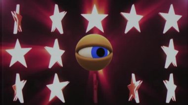 Retro Vhs Tv gözlerinin içine parlak yıldızlar arka plan sorunsuz döngü animasyon yeni kalite evrensel vintage dinamik animasyonlu renkli neşeli güzel serin video görüntüleri arıyorsunuz