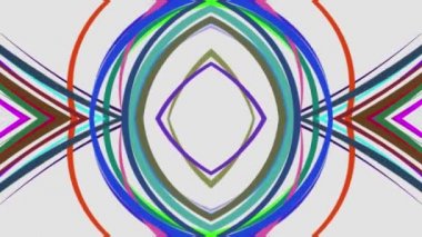 Soyut gökkuşağı güzel animasyon arka plan yeni kalite evrensel hareket dinamik animasyon renkli neşeli müzik video görüntüleri çizilmiş zarif hatları çizgili renk