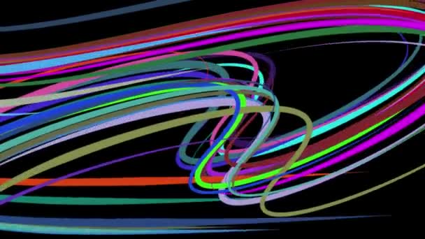 abstrait arc-en-ciel couleur dessiné lignes élégantes rayures beau fond d'animation Nouvelle qualité mouvement universel dynamique animé coloré joyeux clip vidéo 