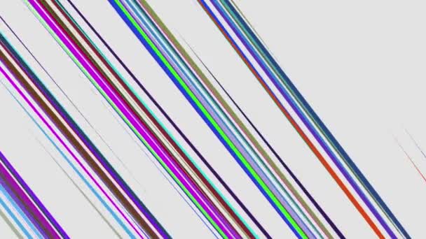 Abstrato cor do arco-íris desenhado linhas elegantes listras belo animação fundo Nova qualidade movimento universal dinâmico animado colorido alegre música vídeo footage — Vídeo de Stock