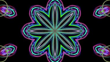 Soyut gökkuşağı güzel animasyon arka plan yeni kalite evrensel hareket dinamik animasyon renkli neşeli müzik video görüntüleri çizilmiş zarif hatları çizgili renk