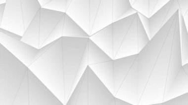 yumuşak akışı dalga düşük beyaz Çokgen manzara sorunsuz döngü animasyon arka plan yeni benzersiz retro güzel dinamik serin güzel neşeli video görüntüleri