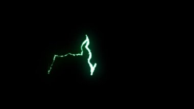 yeşil yıldırım kalp nabız sorunsuz döngü animasyon arka plan yeni kalite benzersiz doğa ışık efekti video görüntüleri