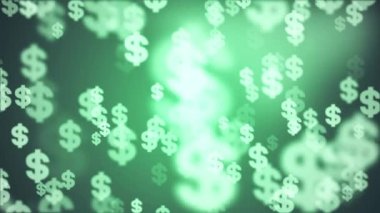 dolar işareti rasgele float animasyon arka plan yeni kalite retro vintage harfler numaraları finans neşeli video görüntüleri