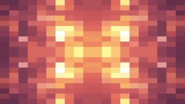 sorunsuz döngü animasyon arka plan yeni kalite evrensel hareket dinamik animasyon retro vintage renkli neşeli dans müzik video görüntüleri hareket soyut piksel blok