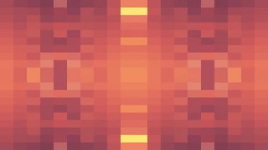 sorunsuz döngü animasyon arka plan yeni kalite evrensel hareket dinamik animasyon retro vintage renkli neşeli dans müzik video görüntüleri hareket soyut piksel blok