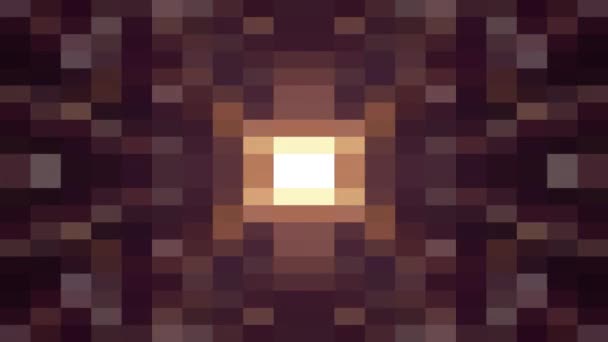 Abstrakt Pixel Block Retro Flytta Bakgrunden Nya Kvalitet Universella Rörelse — Stockvideo