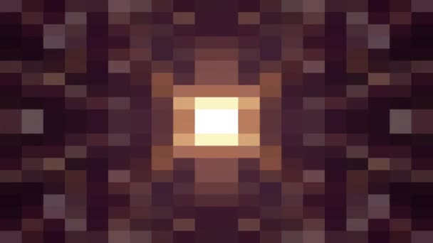 Abstrakte Pixel Block Retro Beweglichen Hintergrund Neue Qualität Universelle Bewegung — Stockvideo