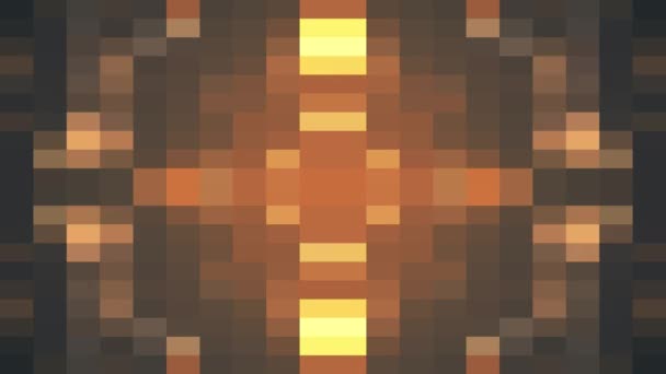 Abstrakta pixel block flyttar sömlös loop animation bakgrund nya kvalitet universella rörelse dynamiska animerade retro vintage färgstarka glada Dans musik video footage — Stockvideo