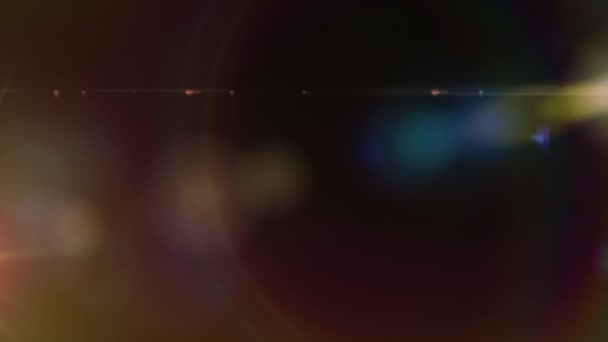 Verticale zijde bewegende lichten optische lens flares glanzende bokeh animatie kunst achtergrond - nieuwe kwaliteit natuurlijke verlichting lamp stralen effect dynamische kleurrijke heldere videobeelden — Stockvideo