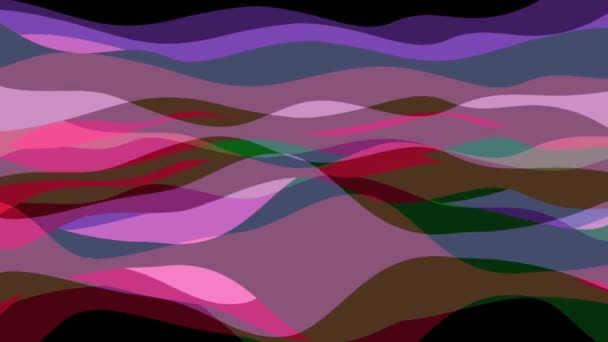Doux agitant peinture abstraite couleur flux doux animation fond nouvelle qualité dynamique art mouvement coloré cool belle séquence vidéo — Video
