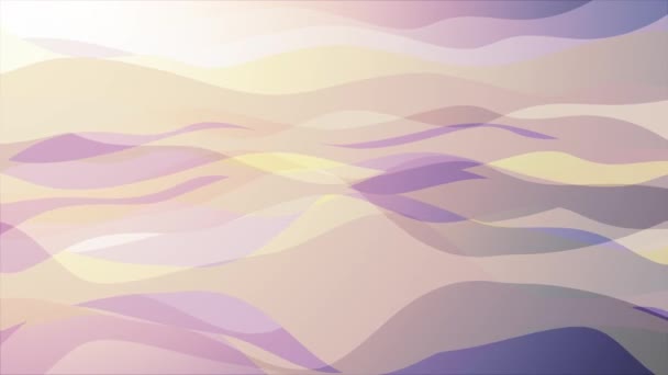 Zacht wuivende abstracte kleur schilderen zachte stroom animatie achtergrond nieuwe kwaliteit dynamische kunst beweging kleurrijke cool leuke mooie videobeelden — Stockvideo