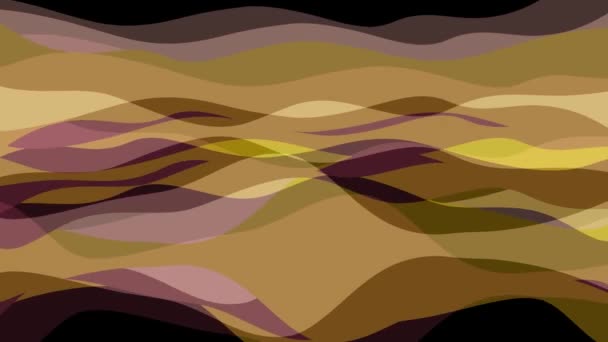 Soft waving abstract color painting gentle flow animation background new quality dynamic art motion colorful cool nice beautiful video footage — Stock Video