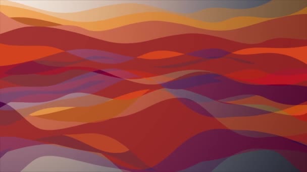 Zacht wuivende abstracte kleur schilderen zachte stroom animatie achtergrond nieuwe kwaliteit dynamische kunst beweging kleurrijke cool leuke mooie videobeelden — Stockvideo