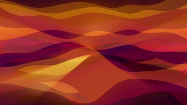 Zacht wuivende abstracte kleur schilderen zachte stroom animatie achtergrond nieuwe kwaliteit dynamische kunst beweging kleurrijke cool leuke mooie videobeelden — Stockvideo