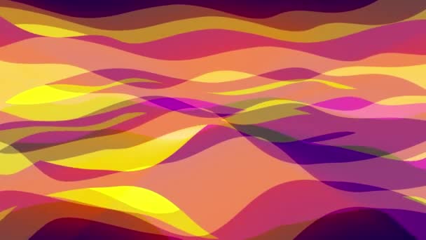 Doux agitant peinture abstraite couleur flux doux animation fond nouvelle qualité dynamique art mouvement coloré cool belle séquence vidéo — Video