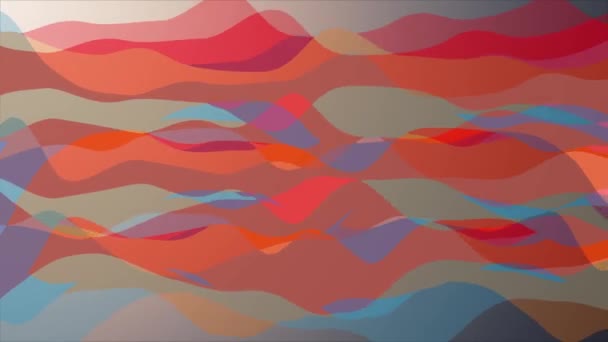 Soft waving abstract color painting gentle flow animation background new quality dynamic art motion colorful cool nice beautiful video footage — Stock Video