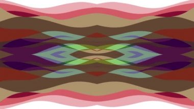 süs simetrik yumuşak renk hareketli dalgalar şekil desen animasyon arka plan sorunsuz döngü yeni kalite retro vintage tatil şekli renkli evrensel hareket dinamik animasyon neşeli video görüntüleri