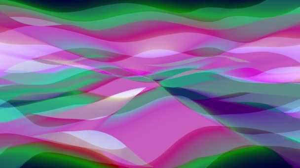 Zacht wuivende abstracte glanzende kleur schilderen zachte stroom animatie achtergrond nieuwe kwaliteit dynamische kunst beweging kleurrijke cool leuke mooie videobeelden — Stockvideo