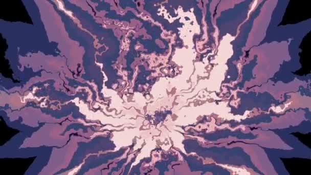 Digitale turbulent bewegende abstracte kleur schilderen naadloze loop animatie achtergrond nieuwe unieke kwaliteit kunst stijlvolle kleurrijke vrolijke cool leuk beweging dynamische prachtige videobeelden — Stockvideo