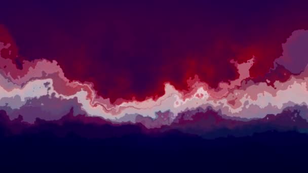 Digital turbulenta flyttar abstrakta färg målning sömlös loop animation bakgrund nya unika kvalitet konst eleganta färgstarka glada cool trevlig motion dynamiska vackra videofilmer — Stockvideo