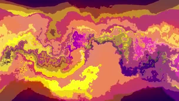 Digital turbulenta flyttar abstrakta färg målning sömlös loop animation bakgrund nya unika kvalitet konst eleganta färgstarka glada cool trevlig motion dynamiska vackra videofilmer — Stockvideo