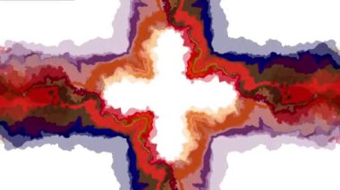 Dijital çalkantılı hareket soyut renk cross resim sorunsuz döngü animasyon arka plan yeni benzersiz kalite sanat şık renkli neşeli serin güzel hareket dinamik güzel video görüntüleri