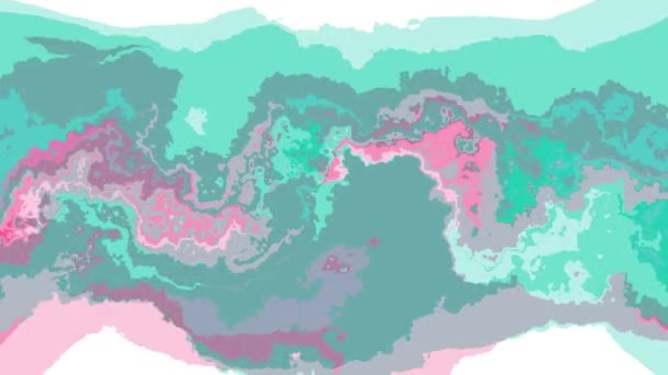 Digitale turbulent bewegende abstracte kleur schilderen naadloze loop animatie achtergrond nieuwe unieke kwaliteit kunst stijlvolle kleurrijke vrolijke cool leuk beweging dynamische prachtige videobeelden — Stockvideo