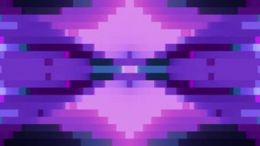 sorunsuz döngü arka plan animasyon yeni kalite evrensel hareket dinamik animasyon retro vintage renkli neşeli dans müzik video görüntüleri hareket soyut piksel blok