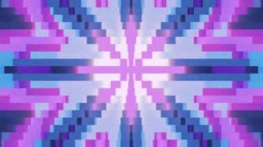 sorunsuz döngü arka plan animasyon yeni kalite evrensel hareket dinamik animasyon retro vintage renkli neşeli dans müzik video görüntüleri hareket soyut piksel blok