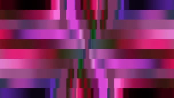 Абстрактний піксельний блок рухомий безшовний цикл анімації 23 Нова якість універсальний рух динамічний анімований ретро вінтаж барвисті радісні танцювальні відеозаписи — стокове відео