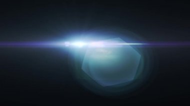 flash solma mavi ışıklar logo optik lens star için hareket parlak animasyon döngüsü arka plan yeni kalite doğal aydınlatma lambası ışınları etkisi dinamik renkli parlak video görüntüleri fişekleri