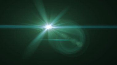 flash solma logo optik lens star için yeşil ışık hareketli parlak animasyon döngüsü arka plan yeni kalite doğal aydınlatma lambası ışınları etkisi dinamik renkli parlak video görüntüleri fişekleri