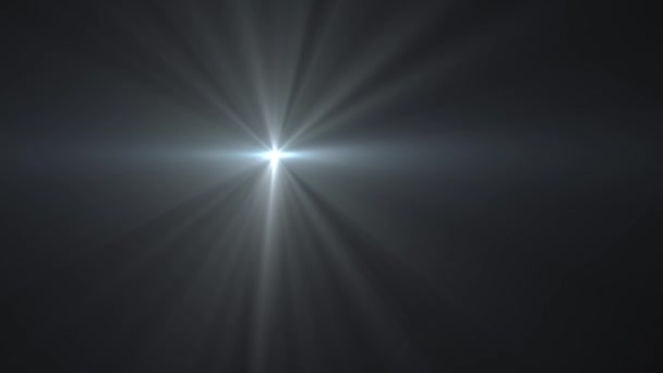 Вспышка выцветающие движущиеся огни для логотипа оптические линзы звезда вспышки блестящий анимационный цикл фон новое качество естественное освещение лампы лучи эффект динамические красочные яркие видео кадры — стоковое видео