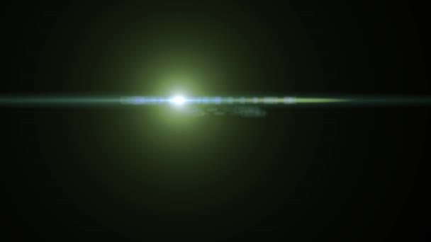 Flash vyblednutí pohybující se světla pro optické čočky star logo světlice lesklé animace smyčky pozadí nové kvalitní přirozené osvětlení lampa paprsky efekt dynamické barevné světlé videozáznam — Stock video
