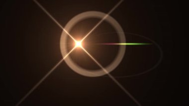 flash solma logo optik lens star için sarı ışık hareketli parlak animasyon döngüsü arka plan yeni kalite doğal aydınlatma lambası ışınları etkisi dinamik renkli parlak video görüntüleri fişekleri