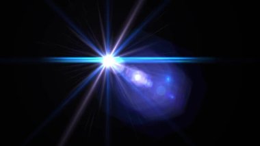 flash solma mavi ışıklar logo optik lens star için hareket parlak animasyon döngüsü arka plan yeni kalite doğal aydınlatma lambası ışınları etkisi dinamik renkli parlak video görüntüleri fişekleri