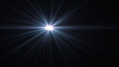flash solma mavi ışıklar logo optik lens star için hareket parlak animasyon döngüsü arka plan yeni kalite doğal aydınlatma lambası ışınları etkisi dinamik renkli parlak video görüntüleri fişekleri