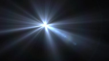 flash solma mavi ışıklar logo optik lens star için hareket parlak animasyon döngüsü arka plan yeni kalite doğal aydınlatma lambası ışınları etkisi dinamik renkli parlak video görüntüleri fişekleri
