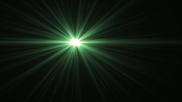 Flash decolorare lumini în mișcare pentru logo-ul optic lentile stele erupții strălucitoare buclă de animație fundal de fundal de nouă calitate iluminat natural lampă raze efect dinamic colorate imagini video luminoase — Videoclip de stoc