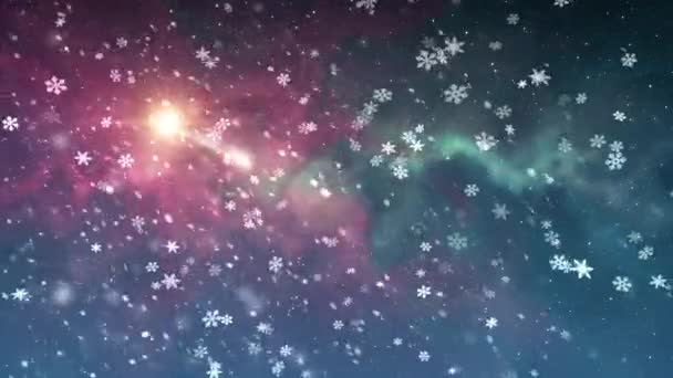 Kvalitet Forma Universella Rörelse Dynamiska Animerad Färgglada Joyful Holiday Musikvideo — Stockvideo