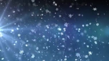 kar düşen ışık animasyon arka plan yeni kalite evrensel hareket dinamik renkli neşeli tatil müzik video görüntüleri animasyonlu