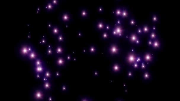 星の爆発フラッシュ光沢のある単発アニメーション美術背景新しい品質自然照明ランプ光線効果動的カラフルな明るい映像 — ストック動画