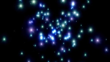 ışıltı mavi yeşil flaş ışık patlamaları parlak yayılan ışınları loopable animasyon arka plan yeni kalite doğal aydınlatma lambası etkisi dinamik renkli parlak video görüntüleri