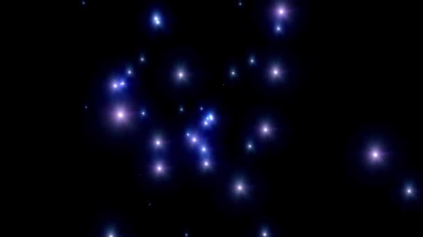 étincelle BLEU flash lumières propagation fusées éclairantes brillant boucle animation arrière-plan nouvelle qualité lumière naturelle lampe rayons effet dynamique coloré lumineux séquences vidéo 