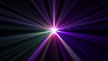 parlak bokeh sorunsuz döngü animasyon arka plan Sanat Merkezi yıldız Parlatıcı optik lens döner fişekleri - yeni kalite doğal aydınlatma lambası etkisi dinamik renkli parlak video görüntüleri ışınları